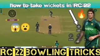 rc 22 bowling tricks 🔥| rc 22 bowling trick! | rc 22 wicket trick | rc22 bold tricks