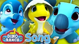 Three Dino Mites | Nursery Rhymes & Kids Songs | Dino Ranch