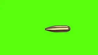 Gun Bullet Fired Green Screen l HD