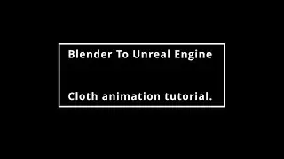 HOW TO CREATE CUSTOM CLOTH ANIMATIONS FOR UNREAL ENGINE 5