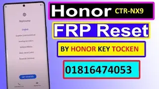 Honor 90 Lite CRT-NX1 FRP Reset By  ONE click Done By Frp Key