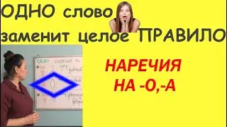 НАРЕЧИЯ, образованные от прилагательных с помощью ПРИСТАВОК//НАРЕЧИЯ НА -О,-А
