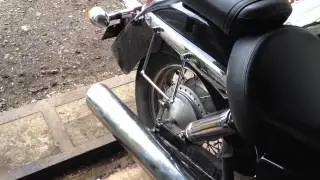 Прямоток на Honda Shadow Aero VT750 2004 (часть 2)