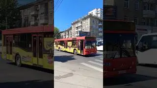 Автобус МАЗ-103.465, Н/З-Е502АР/164, Маршрут №36-Стадион "Волга"-Пос.Новый Увек #shorts #fyp #bus