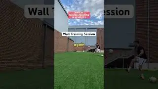 Basic Wall ⚽️ Training Session #footballshorts #soccer #soccerdrills #footballskills