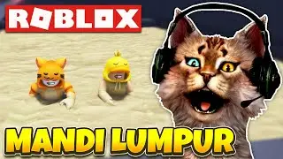 GOZOUX TAKES A MUD BATH WITH @MCGG ?? - (Quicksand) - ROBLOX INDONESIA