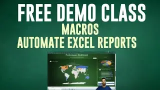 MACRO | AUTOMATE EXCEL REPORT | DEMO CLASS 1 #excel