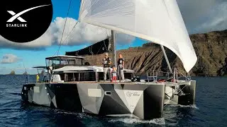 S2:EP1 - Sailing from Gibraltar to Canary Island - Starlink & New BWR Downwind sail.