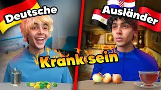 Deutsche vs Ausländer beim KRANK sein 😳😂 |  Mohi__07