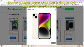 Price Comparison Project using Python Django , Web scraping , Selenium , HTML , CSS and JavaScript
