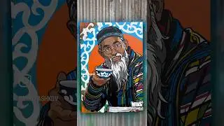 Граффити картина ВОСТОК short #art #graffiti #painting #uzbekistan #short #shorts #drawing #uz #uzb