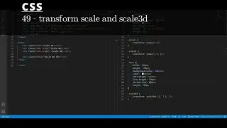 CSS 49 💻 transform scale and scale3d