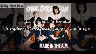 ONE DIRECTION -  End Of The Day Letra Traducida