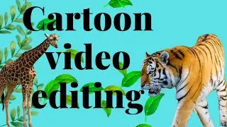 Cartoon Video|Animation Video|How To Make Animation Video | Cartoon Animal Video Editing |