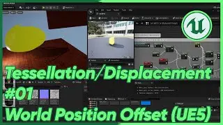 Tessellation/Displacement #01 Animated World Position Offset - Unreal Engine 5