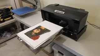 Epson 1430 Nikko DTG V2 Printing On Light T-Shirt