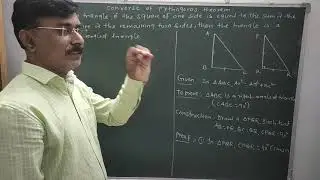 ssc,Converse of Pythagoras Theorem.