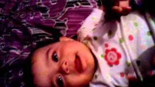 My baby learning how to crawl!