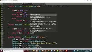 Date Validation in JAVA