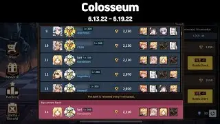 (Guardian Tales) Colosseum Week of 6.13.22-6.19.22