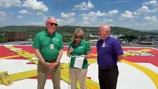 5/22/24: Facebook Live on the Wilson Main Tower Helipad
