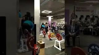 Darsaniya Bordan RAW deadlift 255,5kg@68kg. NEW SJ RECORD of St.Petersburg.