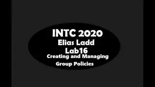 Windows Server Creating and Managing Group Policies