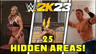 25 HIDDEN ARENAS AND BACKSTAGE AREAS FOR YOU TO DOWNLOAD ON WWE 2K23 NOW!