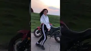 Мотокошка без шлема 🌸🥺💕