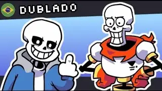 Sans Não Quer Ajudar // Undertale Animação Dublado