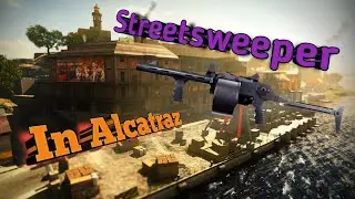 COD WARZONE streetsweeper in alcatraz is insanne