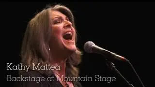 Kathy Mattea - Backstage at Mountain Stage 2013