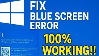 Stop Code Error Solved! | Windows 10 & 11 Blue Screen (BSOD)----100% Working!!!