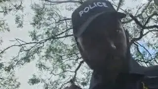 cop drives dangerous and pulls me over because he is annoyed I saw him