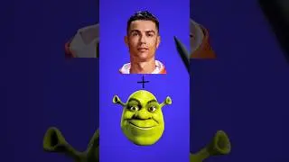 turning ✨ Ronaldo ✨ into ✨ SHREK ✨ and he looks so cute 🥰 