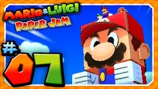 Mario and Luigi: Paper Jam - Part 7: Papercraft Mario vs Papercraft Megacrinkle Goomba!
