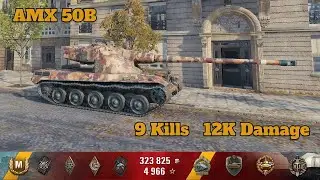 AMX 50B - 9 Kills, 12K Damage - World of Tanks