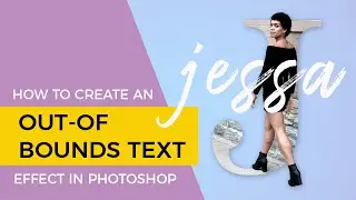 How to Create an Out of Bounds Text Effect in Photoshop