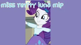 miss rerity luna mlp edite da rerity