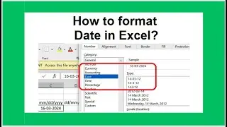 How to Format Dates in Excel