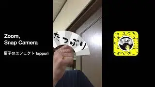 たっぷりと Zoom落語の視聴に合わせ扇子エフェクト作ってみた