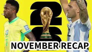 BRAZIL UNDERWHELM, PARAGUAY SHINE, ECUADOR SUPERB, AND MORE - CONEMBOL WCQ NOVEMBER RECAP