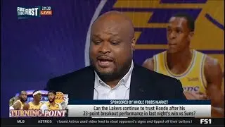 FIRST THINGS FIRST | Can Lakers continue to trust Rondo after 23 Pts breakout performance win Suns?