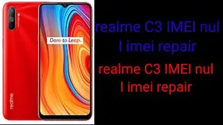 realme C3 imei null repair