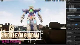 Exia gundam NeRFs viewer Unreal Test