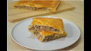 Очень вкусный РЫБНЫЙ ПИРОГ на слоеном тесте на "скорую руку"