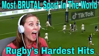 American Reacts To The Most BRUTAL Sport In The World Rugby's Hardest Hits, Biggest Tackles