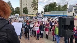 Митинг дольщиков ЖК ПЯТНИЦКИЕ КВАРТАЛЫ 30.09.2018