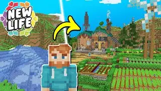 I Built a MASSIVE FARM in Minecraft Survival : New Life SMP