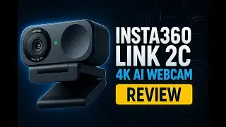 Review - Insta360 Link 2C - 4K Webcam for PC/Mac, 1/2